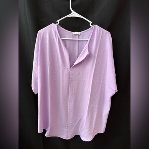 Chic Soul Lavender Blouse